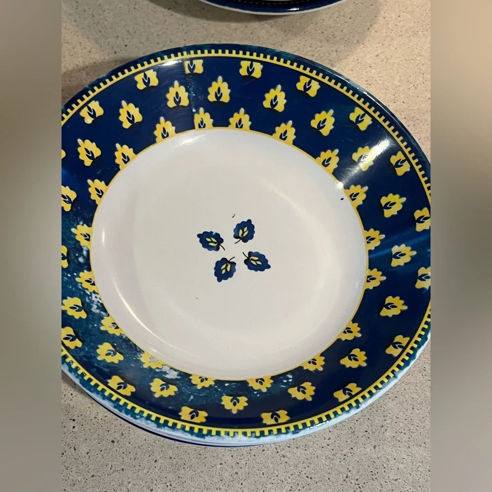 Williams Sonoma Marseille 💙💛 Set of 8 Soup Salad Bowls